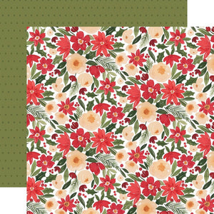 Scrapbooking  Carta Bella Letters To Santa Double-Sided Cardstock 12"X12" -Smell Of Christmas Paper 12"x12"