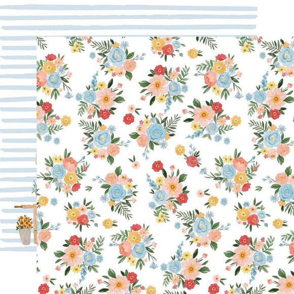 Scrapbooking  Carta Bella Summer Double-Sided Cardstock 12