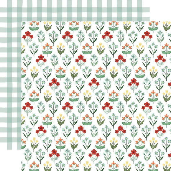 Scrapbooking  Carta Bella Sunflower Market Double-Sided Cardstock 12