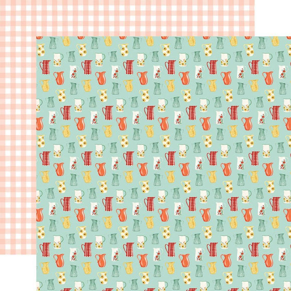 Scrapbooking  Carta Bella Sunflower Market Double-Sided Cardstock 12