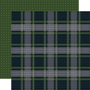 Scrapbooking  Carta Bella Welcome Winter Double-Sided Cardstock 12"X12" - Frigid Flannel Paper 12"x12"