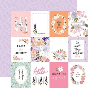 Scrapbooking  Flora No. 5 Double-Sided Cardstock 12"X12" - Cool Journaling Cards Paper 12"x12"