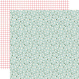 Scrapbooking  Flora No. 5 Double-Sided Cardstock 12"X12" - Cool Stems Paper 12"x12"