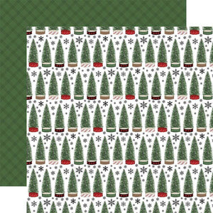Scrapbooking  Home For Christmas Double-Sided Cardstock 12"X12" -Christmas Joy Paper 12"x12"