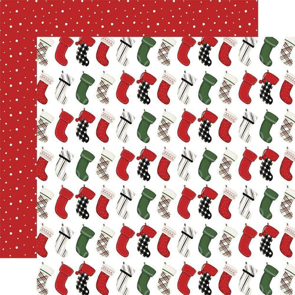 Scrapbooking  Home For Christmas Double-Sided Cardstock 12
