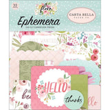 Scrapbooking  Carta Bella Flora No. 3, Cardstock Ephemera 33/Pkg Icons, Paper 12x12