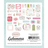Scrapbooking  Carta Bella Flora No. 3, Cardstock Ephemera 33/Pkg Icons, Paper 12x12
