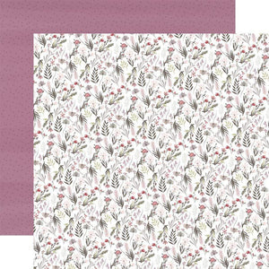 Scrapbooking  Flora No. 3 Double-Sided Cardstock 12"X12" - Elegant Small Floral Paper 12x12