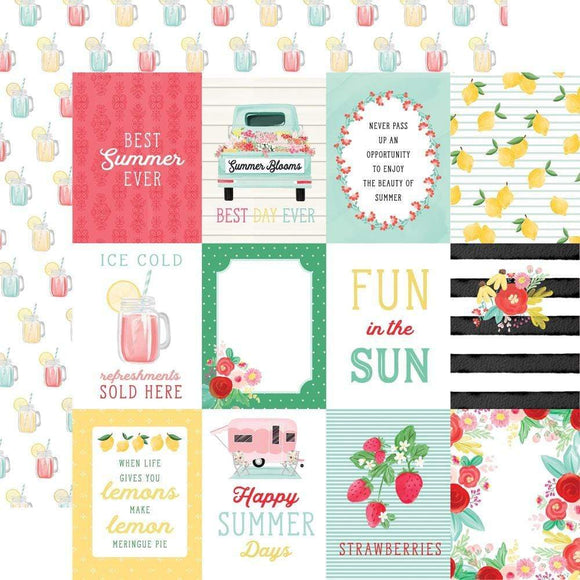 Scrapbooking  Summer Market Double-Sided Cardstock 12