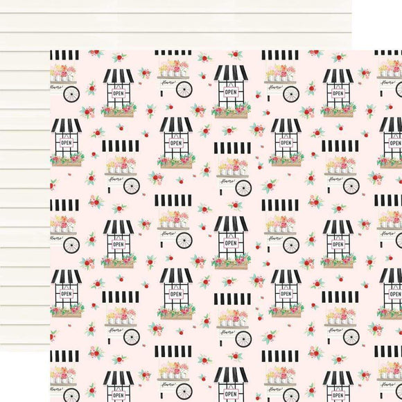 Scrapbooking  Summer Market Double-Sided Cardstock 12