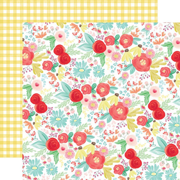 Scrapbooking  Summer Market Double-Sided Cardstock 12