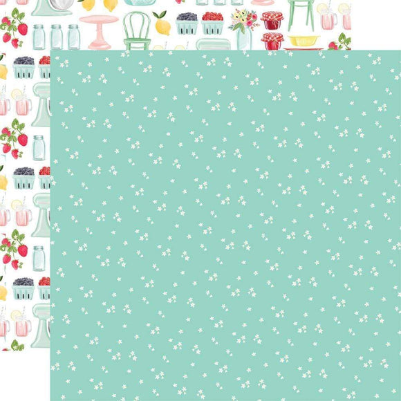 Scrapbooking  Summer Market Double-Sided Cardstock 12