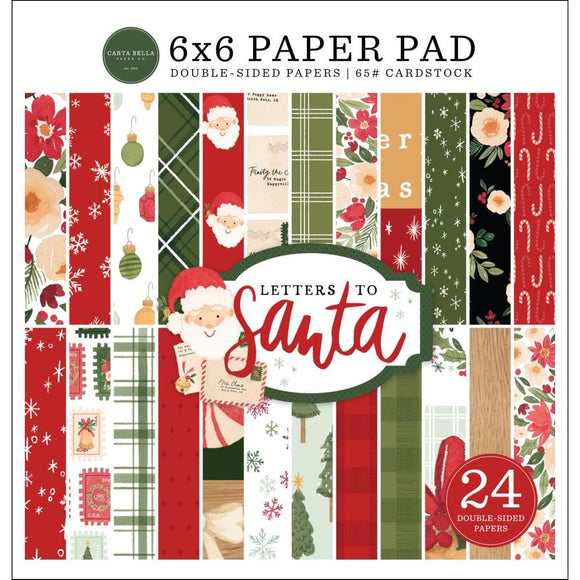 Scrapbooking  Carta Bella Letters to Santa Double-Sided Paper Pad 6