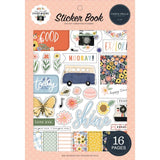 Scrapbooking  Carta Bella Sticker Book Here, There And Everywhere 16 page stickers