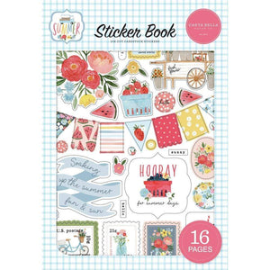 Scrapbooking  Carta Bella Summer Sticker Book 16pgs stickers