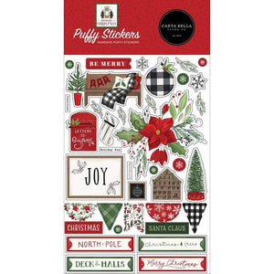 Scrapbooking  Home For Christmas Puffy Stickers stickers