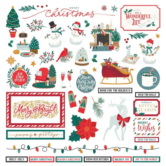 Scrapbooking  Photoplay It's A Wonderful Christmas Stickers 12