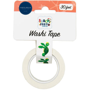 Scrapbooking  Carta Bella Beach Party Washi Tape 30' Swimming Turtles Washi