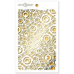 Scrapbooking  Ciao Bella Bad Girls Texture Stencil 5"X8" Washers Stencil