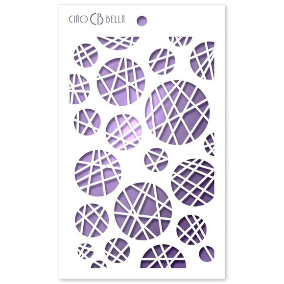 Scrapbooking  Ciao Bella Stencil Art Texture Stencil 5