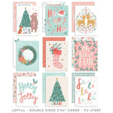 Scrapbooking  ***PREODER ***Cocoa Vanilla Joyful Pocket Cards 18pk cards