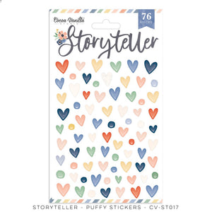 Scrapbooking  Cocoa Vanilla Studios Storyteller Puffy Stickers 76pk Embellishments