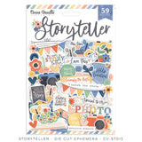 Scrapbooking  Cocoa Vanilla Studios Storyteller Die Cut Ephemera 59pk Ephemera