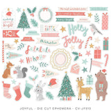 Scrapbooking  ***PREODER ***Cocoa Vanilla Joyful Die Cut Ephemera Ephemera