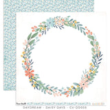 Scrapbooking  Cocoa Vanilla Daydream Double Sided 12'x12 Paper - Daisy Days Paper 12"x12"