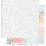Scrapbooking  Cocoa Vanilla Daydream Double Sided 12'x12 Paper - Serenity Paper 12"x12"