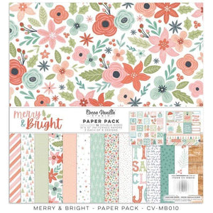 Scrapbooking  Cocoa Vanilla Paper Pack - 16x Double Sided Papers Paper 12"x12"