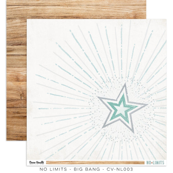 Scrapbooking  Cocoa Vanilla Studios No Limits Double Sided 12