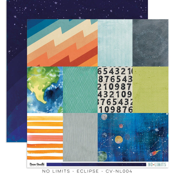 Scrapbooking  Cocoa Vanilla Studios No Limits Double Sided 12