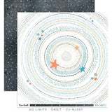 Scrapbooking  Cocoa Vanilla Studios No Limits Double Sided 12"x12" Paper - Orbit Paper 12"x12"