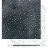 Scrapbooking  Cocoa Vanilla Studios No Limits Double Sided 12"x12" Paper - Orbit Paper 12"x12"