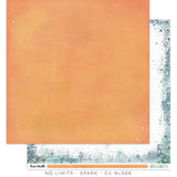 Scrapbooking  Cocoa Vanilla Studios No Limits Double Sided 12"x12" Paper - Spark Paper 12"x12"