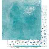 Scrapbooking  Cocoa Vanilla Studios No Limits Double Sided 12"x12" Paper - Stardust Paper 12"x12"