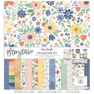 Scrapbooking  Cocoa Vanilla Studios Storyteller Collection Kit Paper 12"x12"