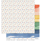 Scrapbooking  Cocoa Vanilla Studios Storyteller Double Sided 12"x12" Paper - Brighter Days Paper 12"x12"