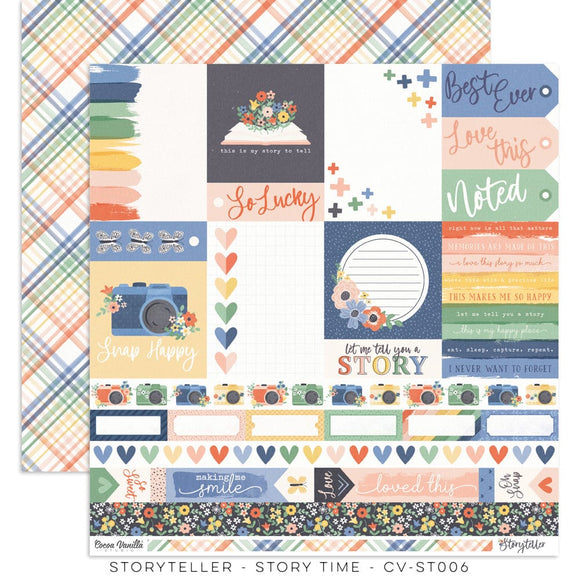 Scrapbooking  Cocoa Vanilla Studios Storyteller Double Sided 12