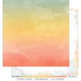 Scrapbooking  Cocoa Vanilla These Days Double-Sided 12″x12″ Paper Daybreak Paper 12"x12"