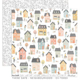 Scrapbooking  Cocoa Vanilla These Days Double-Sided 12″x12″ Paper Neighbourhood Paper 12"x12"