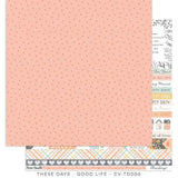 Scrapbooking  Cocoa Vanilla These Days Double-Sided 12″x12″ Paper The Good Life Paper 12"x12"