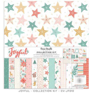 Scrapbooking  ***PREODER ***Cocoa Vanilla Joyful Collection Kit Paper 12"x12"