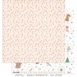 Scrapbooking  ***PREODER ***Cocoa Vanilla Joyful Double Sided Cardstock Paper 12"x12" Magic Moment Paper 12"x12"