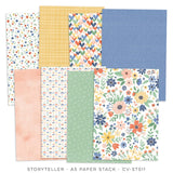 Scrapbooking  Cocoa Vanilla Studios Storyteller A5 Paper Pad 30pk Paper Pad