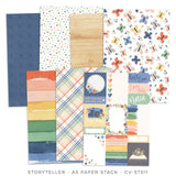 Scrapbooking  Cocoa Vanilla Studios Storyteller A5 Paper Pad 30pk Paper Pad