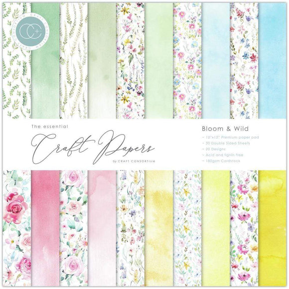 Scrapbooking  Craft Consortium Double-Sided Paper Pad 12