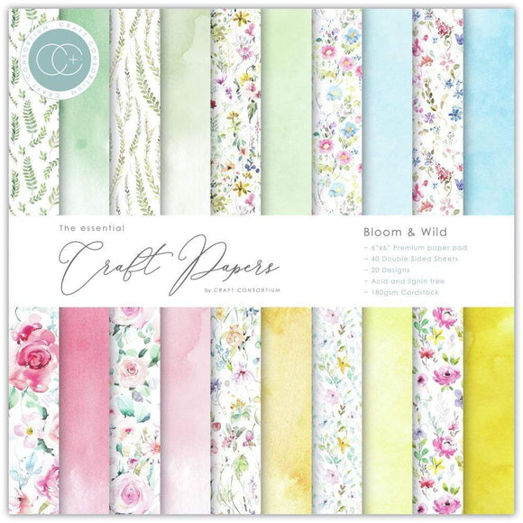 Scrapbooking  Craft Consortium Double-Sided Paper Pad 6