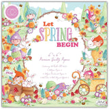 Scrapbooking  Craft Consortium Double-Sided Paper Pad 6"X6" 40/Pkg Let Spring Begin Paper Pad